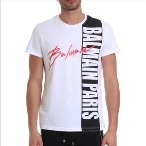 Balmain Graphic Logo T-Shirt